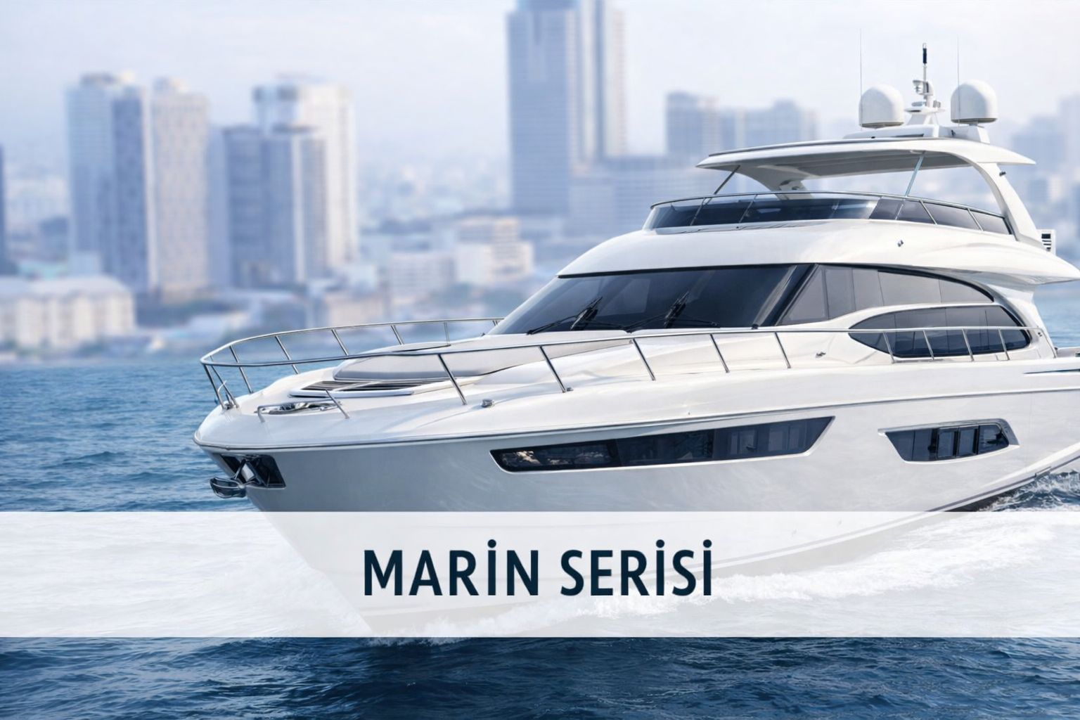 Solar Gard Marin serisi cam filmi uygulanmış lüks yat